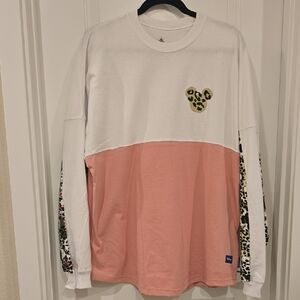 Disney Pink and Blue Logo Shirt